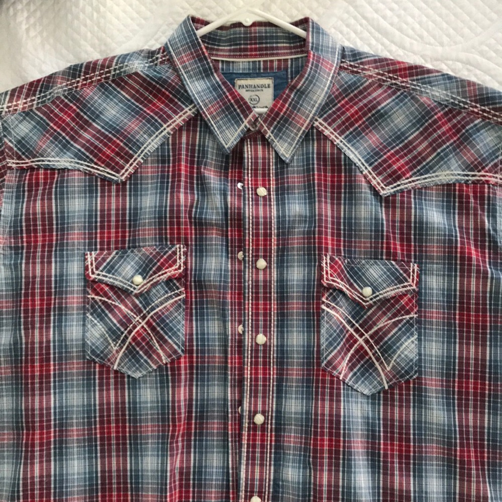 Western style, SS, pearl snap dress shirt
